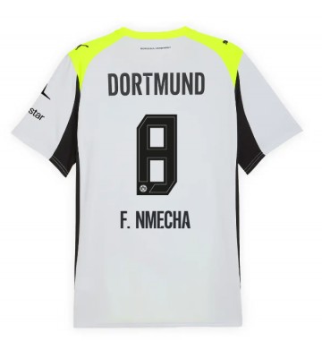 Borussia Dortmund Felix Nmecha #8 Segunda Equipación 2025-26 Manga Corta